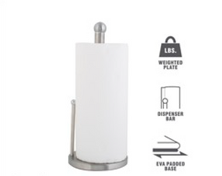 Paper Towel Holder w/ Dowel- Assembled- SS