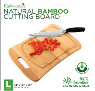 BAMBOO CUTTING BOARD - 3 size options