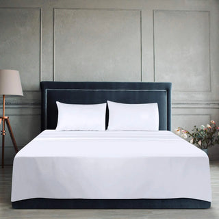 Premium Brushed Microfiber Fitted Sheet | Up To 15 Inches Deep- King - White